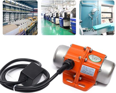 محرك اهتزاز هزاز خرساني 30 وات، تيار متردد أحادي الطور 110 فولت 3600 دورة في الدقيقة، هيكل من سبائك الألومنيوم، هزازات اهتزازية كهربائية غير متزامنة لطاولة الهزاز والمغذي الاهتزازي/2294 in Kuwait