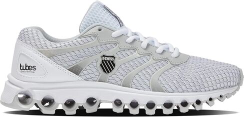 حذاء رياضي نسائي من K-Swiss يحمل عبارة «Tubes» مريح 200، بلون زهرة الكرز الأسود in Kuwait
