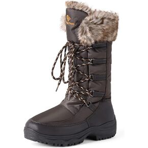 DREAM PAIRS Women's Warm Faux Fur Lined Mid-Calf Winter Snow Boots in Saudi Arabia