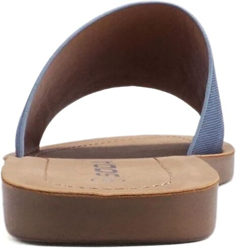 Soda Shoes Efron-S Women Flip Flops Basic Plain Slippers Slip On Sandals Slides Casual Peep Toe Beach in Saudi Arabia