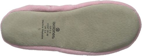 isotoner Women's Embroidered Terry Ballerina Slippers in Saudi Arabia