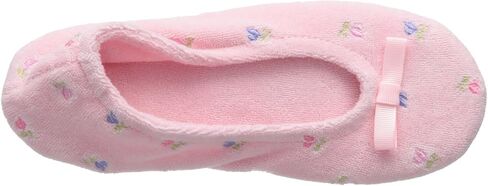 isotoner Women's Embroidered Terry Ballerina Slippers in Saudi Arabia