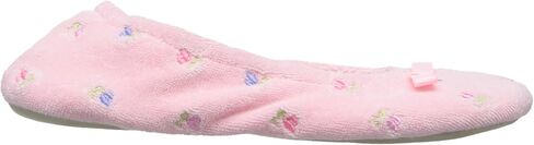 isotoner Women's Embroidered Terry Ballerina Slippers in Saudi Arabia
