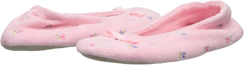 isotoner Women's Embroidered Terry Ballerina Slippers in Saudi Arabia