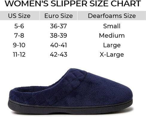 Dearfoams Women's Indoor/Outdoor Memory Foam Darcy Microfiber Velour Clog, Wide Widths Slipper in Saudi Arabia