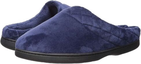 Dearfoams Women's Indoor/Outdoor Memory Foam Darcy Microfiber Velour Clog, Wide Widths Slipper in Saudi Arabia
