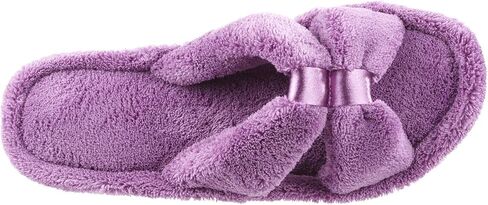 isotoner Women's Signature X-Slide Slipper, Satin Trim with Memory Foam in Saudi Arabia