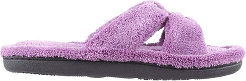 isotoner Women's Signature X-Slide Slipper, Satin Trim with Memory Foam in Saudi Arabia
