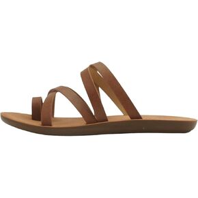 Soda ISABEL ~Women Fashion Comfortable Slip On Flat Cross bands Toe Ring Fashion Sandals in Saudi Arabia