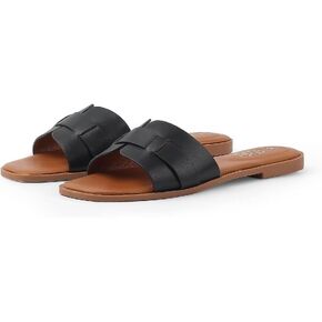 صنادل MUSSHOE للسيدات صيفية أنيقة سهلة الارتداء بعقدة فيونكة ملونة للنساء in Kuwait