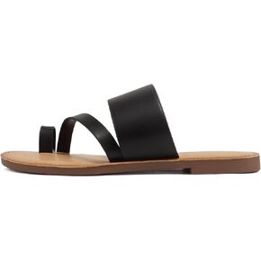 Soda Joan Womens Open Toe Slip On Flip Flop Sandals