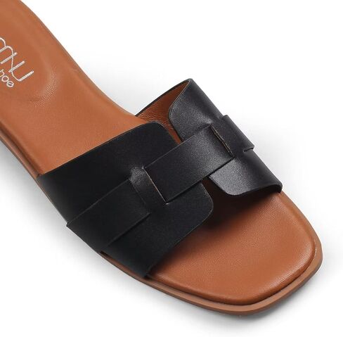 صنادل MUSSHOE للسيدات صيفية أنيقة سهلة الارتداء بعقدة فيونكة ملونة للنساء in Kuwait