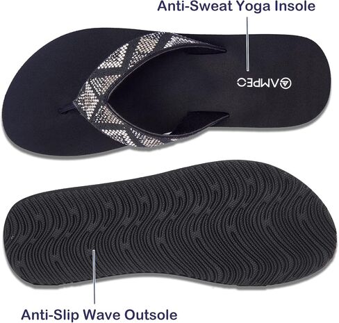 Ampeo Women's Arch Support Flip Flops Comfortable Casual Summer Beach Thong Sandals in Saudi Arabia