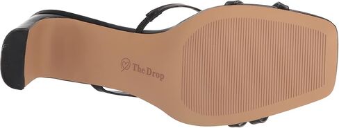 صندل Amelie نسائي بكعب مربع ومقدمة مربعة من The Drop in Saudi Arabia
