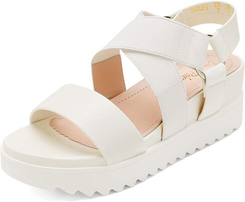 DREAM PAIRS Women’s Open Toe Ankle Strap Platform Wedge Sandals in Kuwait