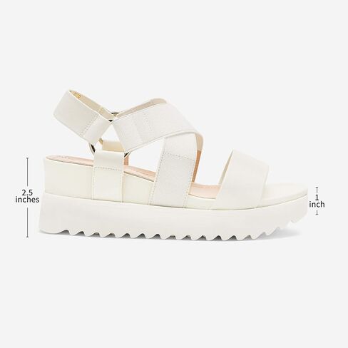 DREAM PAIRS Women’s Open Toe Ankle Strap Platform Wedge Sandals in Kuwait