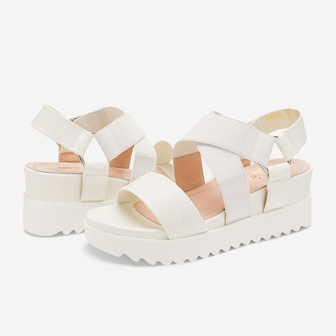 DREAM PAIRS Women’s Open Toe Ankle Strap Platform Wedge Sandals in Kuwait