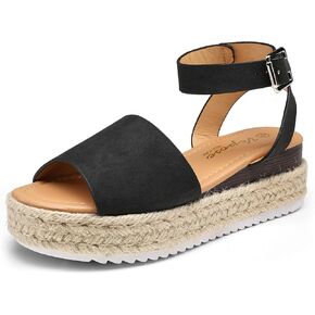 Vepose Women's 00A Espadrilles Sandals Classic Wedge Platform Sandal