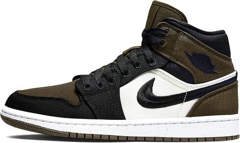 Jordan Womens WMNS Air Jordan 1 Mid SE DV0427 301 Olive Toe - Size 6W in Saudi Arabia