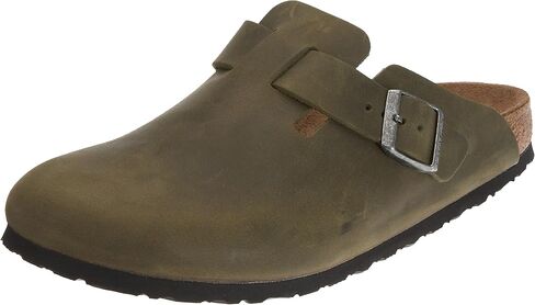 Birkenstock Unisex Adult Boston Super Grip Leather Clogs in Kuwait