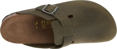 Birkenstock Unisex Adult Boston Super Grip Leather Clogs in Kuwait
