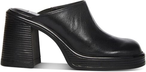 Steve Madden Womens Flirtie Leather Platform Mules in Saudi Arabia