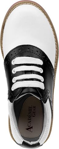 أحذية نسائية من الجلد للمدرسة من Cheer Oxford Saddle مقاسات متوسطة/واسعة للبالغين in Kuwait