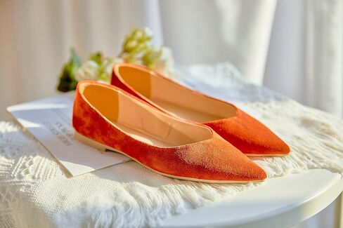 ESTINE أحذية باليه مسطحة للنساء مريحة وأنيقة أحذية نسائية مسطحة من إسفنج الذاكرة سهلة الارتداء بمقدمة مدببة أحذية مسطحة للنساء in Kuwait