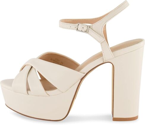CUSHIONAIRE Women's Foxy platform dress sandal +Memory Foam and Wide Widths Available in Saudi Arabia