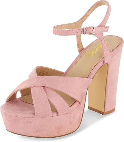 CUSHIONAIRE Women's Foxy platform dress sandal +Memory Foam and Wide Widths Available in Saudi Arabia