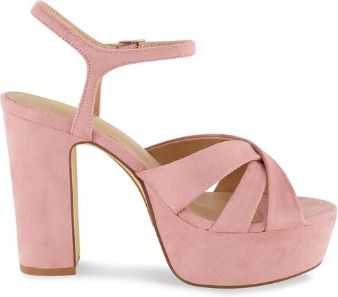 CUSHIONAIRE Women's Foxy platform dress sandal +Memory Foam and Wide Widths Available in Saudi Arabia