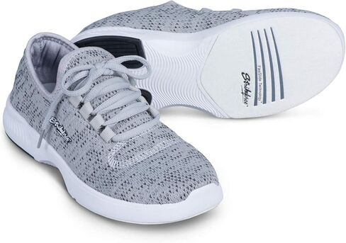 KR Strikeforce Maui Grey Size 5 Women's Lightweight Athletic Bowling Shoes with Komfort Fit Construction in Kuwait