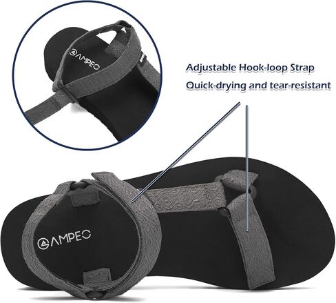 Ampeo Women's Arch Support Hiking Sandals Comfortable Summer Beach Walking Sport Athletic Water Sandals in Saudi Arabia