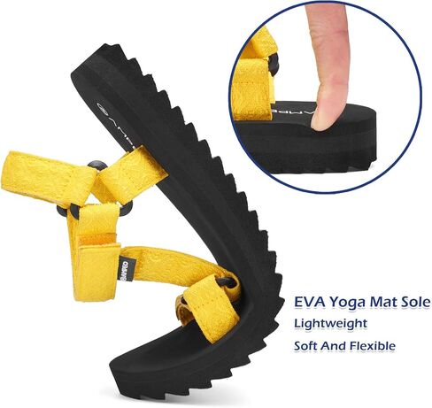 Ampeo Women's Arch Support Hiking Sandals Comfortable Summer Beach Walking Sport Athletic Water Sandals in Saudi Arabia