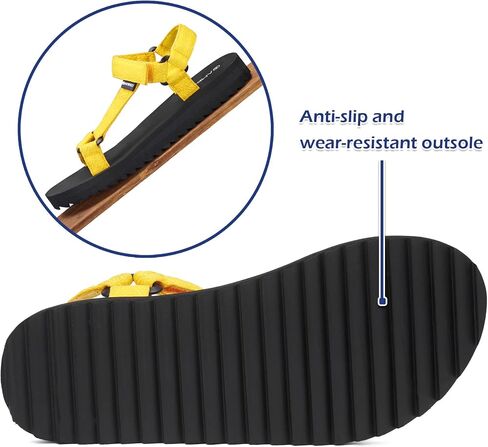 Ampeo Women's Arch Support Hiking Sandals Comfortable Summer Beach Walking Sport Athletic Water Sandals in Saudi Arabia