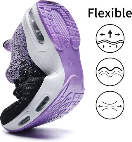 أحذية B BEASUR Air للنساء الرياضية والتمارين الرياضية والتنس والجري (مقاس 5.5-11) in Kuwait