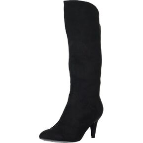NINE WEST Women's BUYAH Knee High Boot, Black, 9 in Saudi Arabia