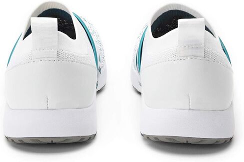 TRAQ by Alegria Qool Womens Smart Walking Shoe White Multi Wide 12 M US in Saudi Arabia