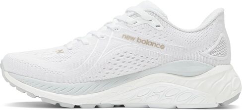 New Balance Women Fresh Foam X 860 V13 Running Shoe, White/Light Aluminum, 9 Wide in Saudi Arabia