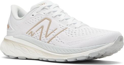 New Balance Women Fresh Foam X 860 V13 Running Shoe, White/Light Aluminum, 9 Wide in Saudi Arabia