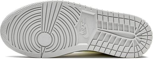 حذاء Nike WMNS Air Jordan 1 Mid Lx Opti Yellow للنساء، أبيض فاتح/Opti أصفر/أبيض، 8W in Saudi Arabia