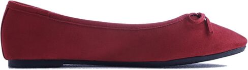 FEVERSOLE Women's Ultra Soft Colorful Memory Foam Cushioned Faux Suede Home Ballet Flats in Saudi Arabia