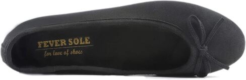 FEVERSOLE Women's Ultra Soft Colorful Memory Foam Cushioned Faux Suede Home Ballet Flats in Saudi Arabia