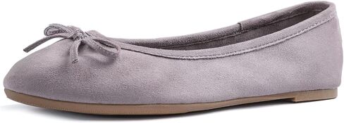 FEVERSOLE Women's Ultra Soft Colorful Memory Foam Cushioned Faux Suede Home Ballet Flats in Saudi Arabia