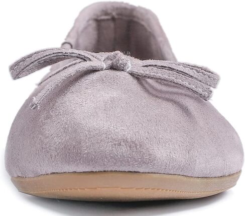 FEVERSOLE Women's Ultra Soft Colorful Memory Foam Cushioned Faux Suede Home Ballet Flats in Saudi Arabia
