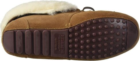 Dearfoams Women's Fireside Brisbane Shearling Foldover Moccasin Slipper in Saudi Arabia