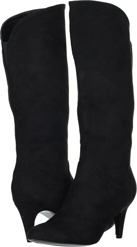 NINE WEST Women's BUYAH Knee High Boot, Black, 9 in Saudi Arabia