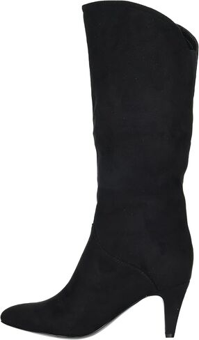 NINE WEST Women's BUYAH Knee High Boot, Black, 9 in Saudi Arabia