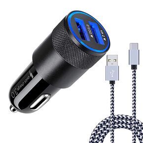 for Samsung Galaxy S26+ S26 S25 FE, Fast Car Charger Adapter with Type C in Kuwait
