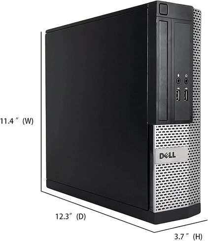 Dell OptiPlex Computer Desktop PC, Intel Core i5 3rd Gen 3.2 GHz, 16GB RAM, 2TB HDD, MTG, 22 Inch LED Monitor, RGB Keyboard and Mouse, WiFi, Windows 10 Pro (Renewed) in Saudi Arabia